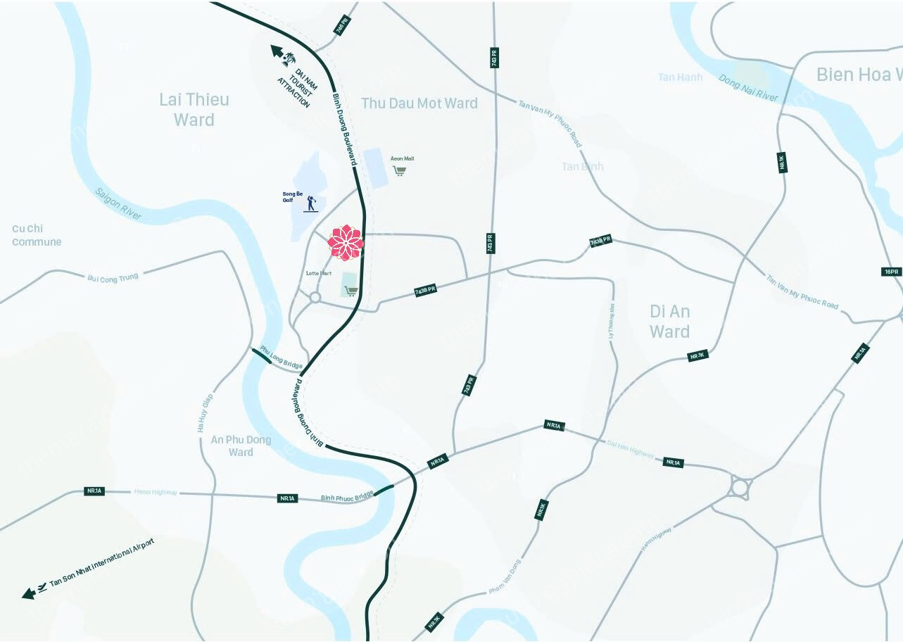 Vị Trí Setia Edenia