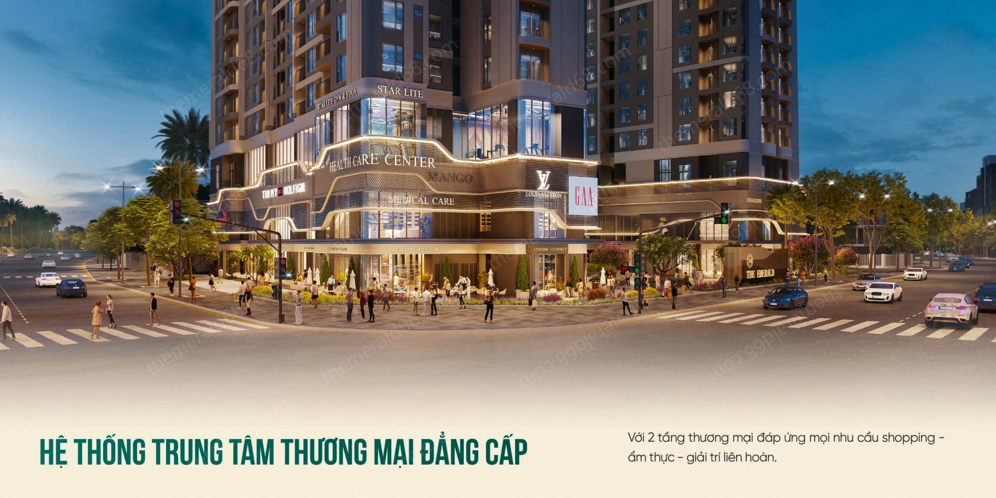 Shophouse tại The Emerald 68