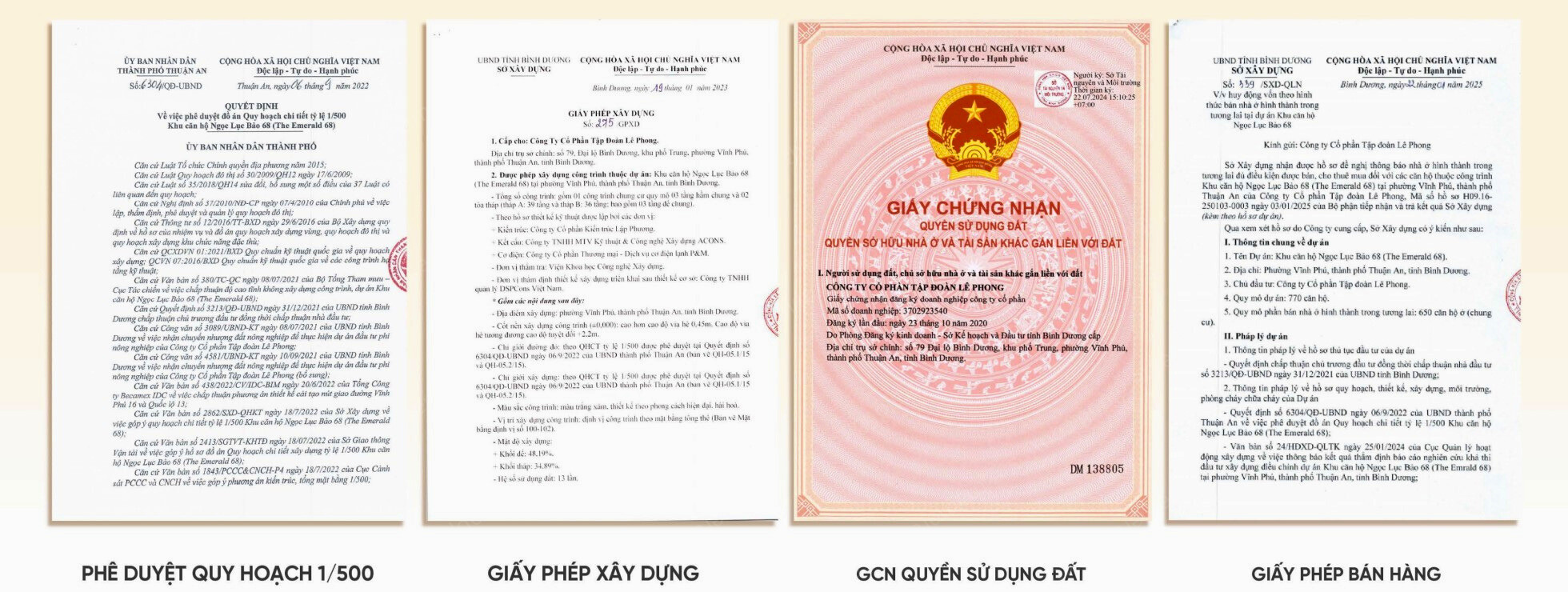 Pháp Lý The Emerald 68