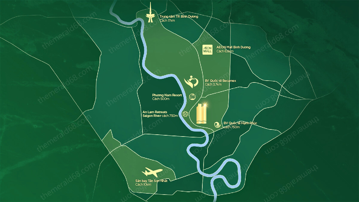 Tiện ích liền kề The Emerald 68