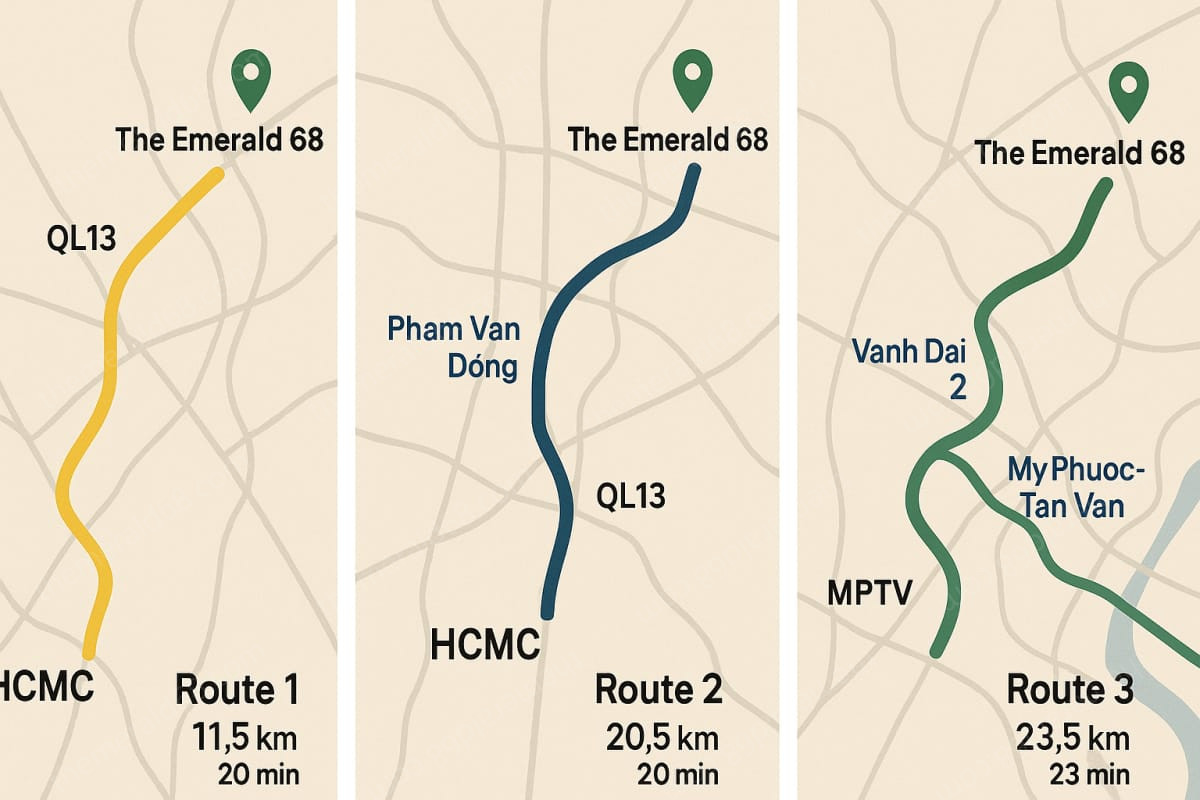 Lộ Trình đến Emerald 68