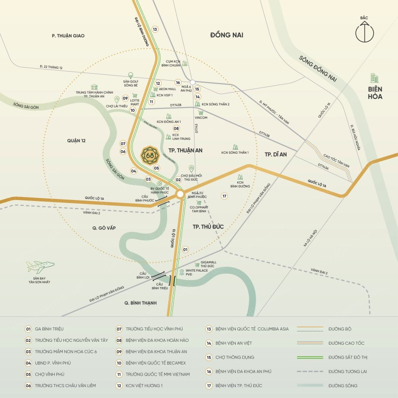 Vị Trí The Emerald 68